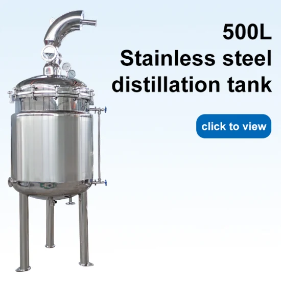 500L Steam Essential Oil Distillation Equipment for Peppermint Oil Processing